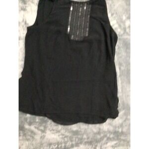 ANN TAYLOR   Black Sheer Blouse Size‎ 4